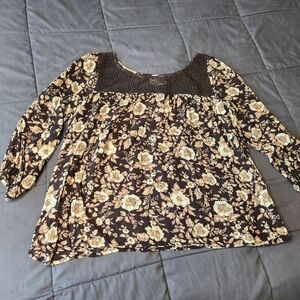 Denim & Supply Ralph Lauren Boho Floral Blouse
